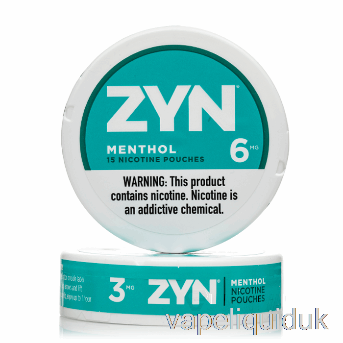 ZYN Nicotine Pouches - MENTHOL 3mg (5-PACK) Vape Juice